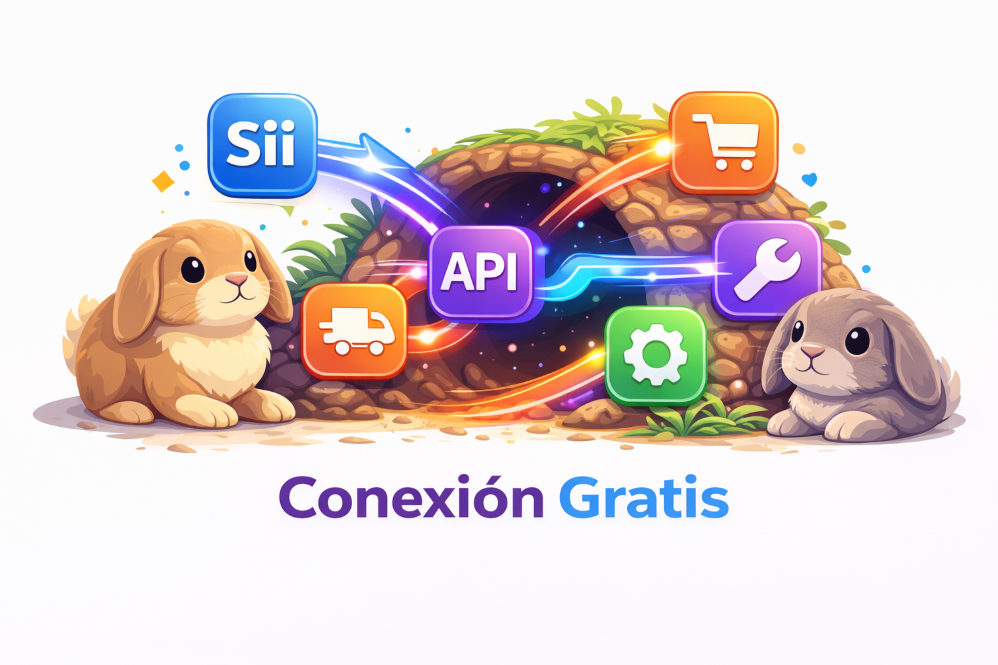 Ilustración de integraciones conectadas